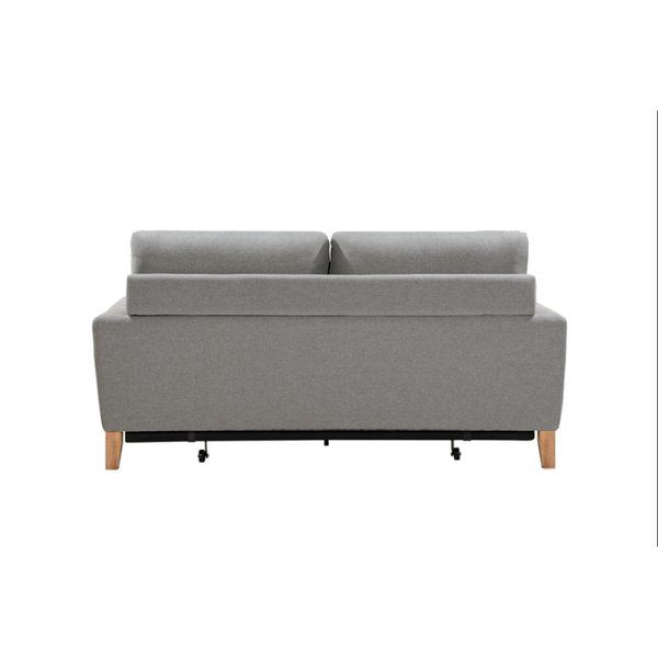 Topleo Furniture Shasa 2 Seater Pull Out Sofa Bed Grey Celadon Sofa Beds