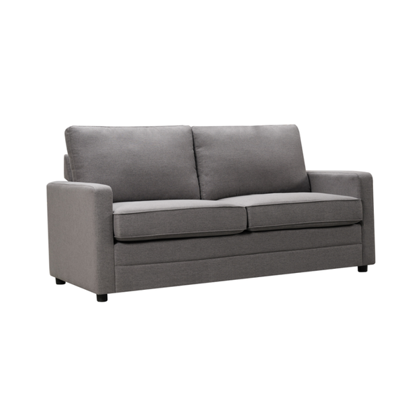 Topleo Furniture Ray 2 Seater Sofa Bed With Separate Foam Mattress Dark Grey Sofa Beds