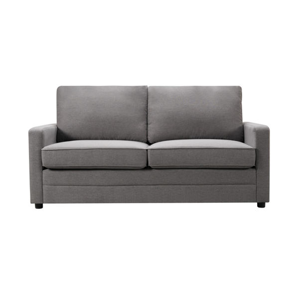 Topleo Furniture Ray 2 Seater Sofa Bed With Separate Foam Mattress Dark Grey Sofa Beds