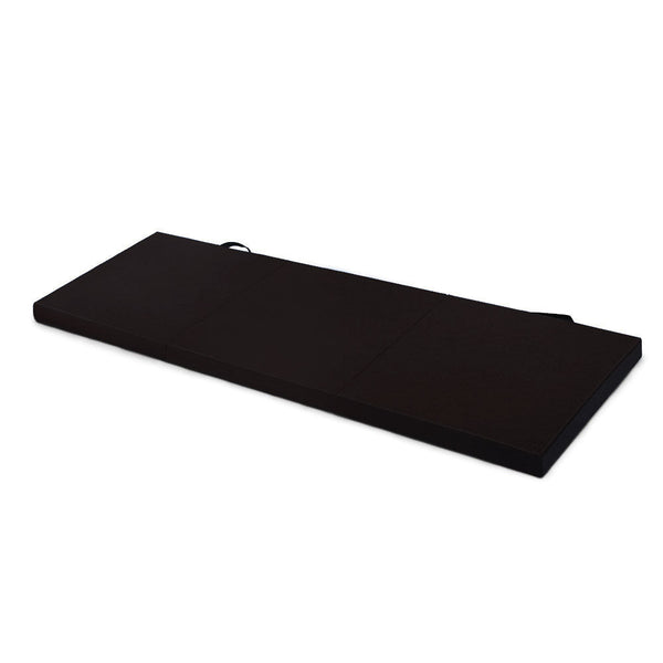Folding Exercise Floor Mat Dance Yoga Gymnastics Training Home Judo Pilates Gym Black Mats & Non Slip Towels