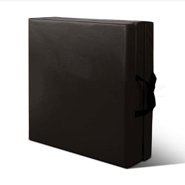 Folding Exercise Floor Mat Dance Yoga Gymnastics Training Home Judo Pilates Gym Black Mats & Non Slip Towels