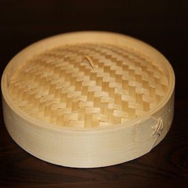 9 Inch Bamboo Steamer Set 2 Baskets With 1 Lid Steamers