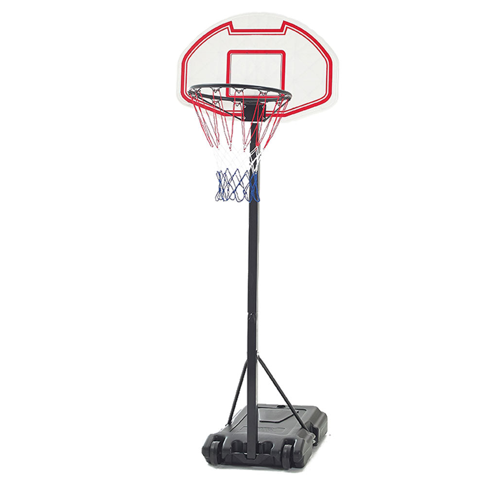 Bargene Height Junior Kids Basketball Stand System Net Ring Hoop Set Basketballs