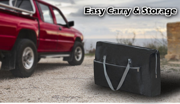 Deluxe Aluminium Foldable Camping Kitchen Picnic Cupboard Bench Table Windshield Camping Furniture