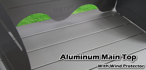 Deluxe Aluminium Foldable Camping Kitchen Picnic Cupboard Bench Table Windshield Camping Furniture