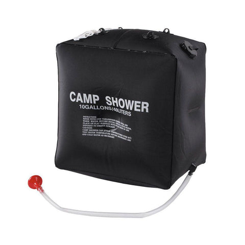 Bargene 40L Craig Camp Shower Bag Solar Heated Water Pipe Portable Camping Hiking Travel Portable Showers & Accessories