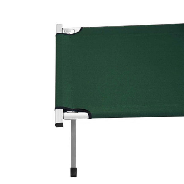 Bargene Camping Bed Folding Stretcher Light Weight W/ Carry Bag Portable Green Sleeping Mats