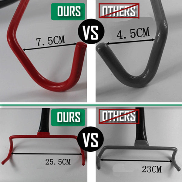 Large Premium Bike Bicycle Hanger Hook Wall Mounted Garage Storage Rack Mount Bicycle Stands & Storage