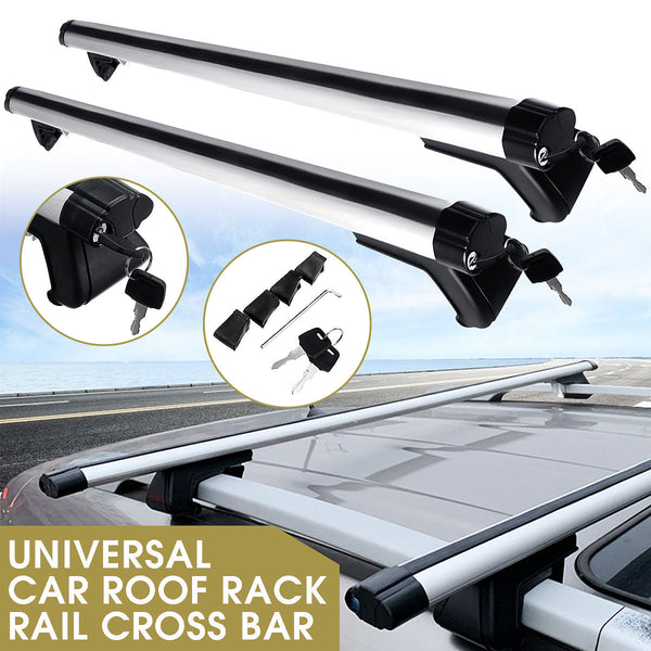 Bh 135Cm Universal Adjustable Aluminum Alloy Car Roof Rack Cross Bars Carrier Lock Roof Racks