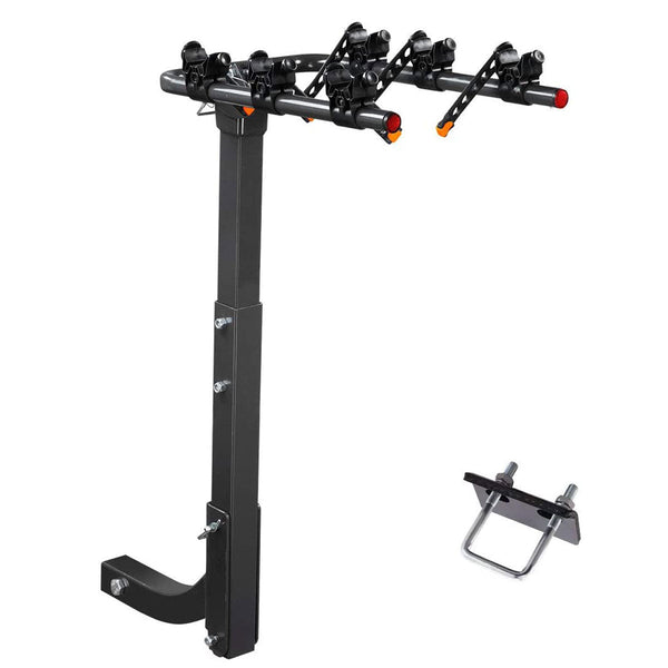 3 Bike Rack Bicycle Car Rear Carrier 2" Steel Foldable Hitch Mount Towbar Carrier & Pannier Racks