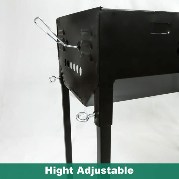 Large Portable Charcoal Outdoor Bbq Barbecue Grill Set Barbecues Grills & Smokers