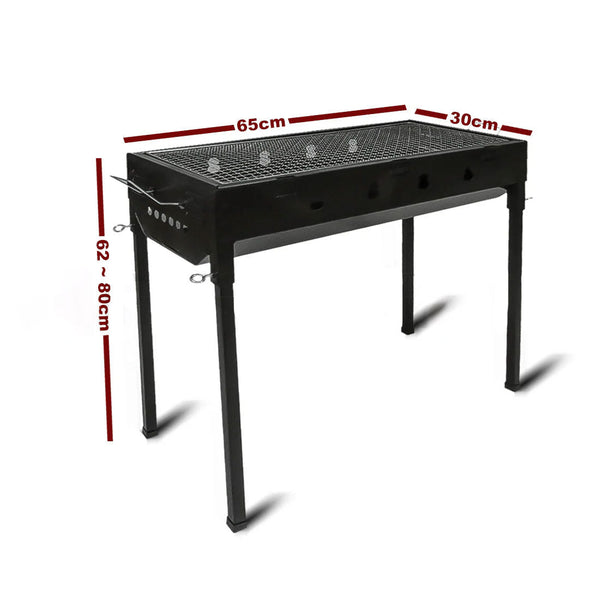 Large Portable Charcoal Outdoor Bbq Barbecue Grill Set Barbecues Grills & Smokers
