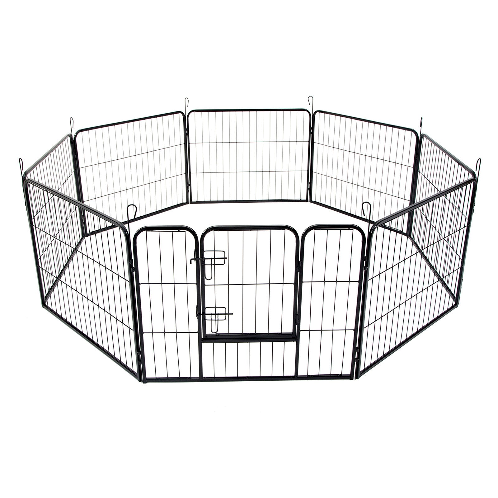 Extra Heavy Duty 8 Panel Pet Playpen Dog Cage Puppy Exercise Crate Enclosure Rabbit Fence Dog Cages