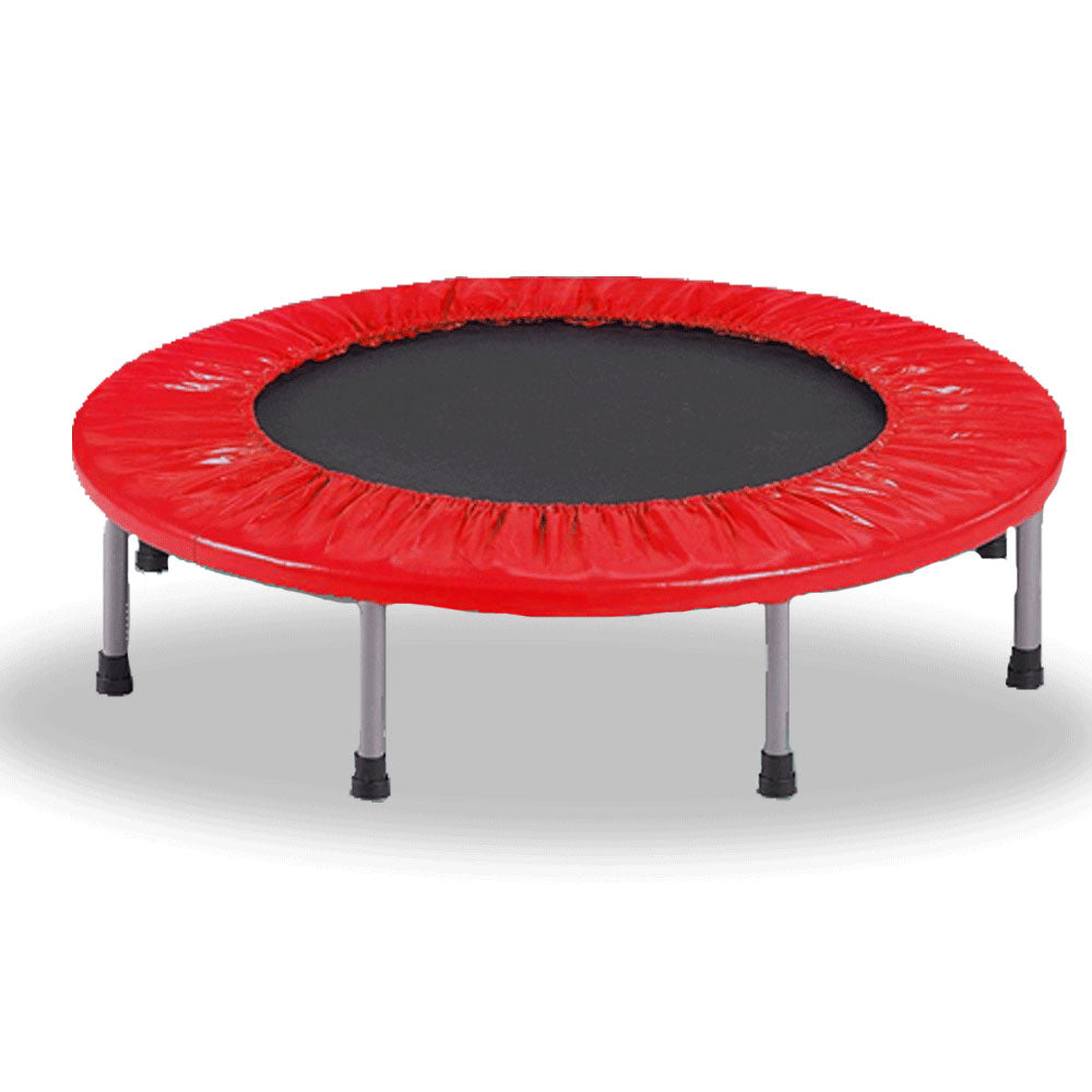 Bargene 36" Mini Trampoline Jogger Rebounder Home Gym Workout Fitness Red Trampolines