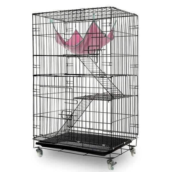 Bh 3 Level Rabbit Bird Cage Ferret Parrot Aviary Cat Rat Budgie Hamster Pet Cages Castor Bird Cages