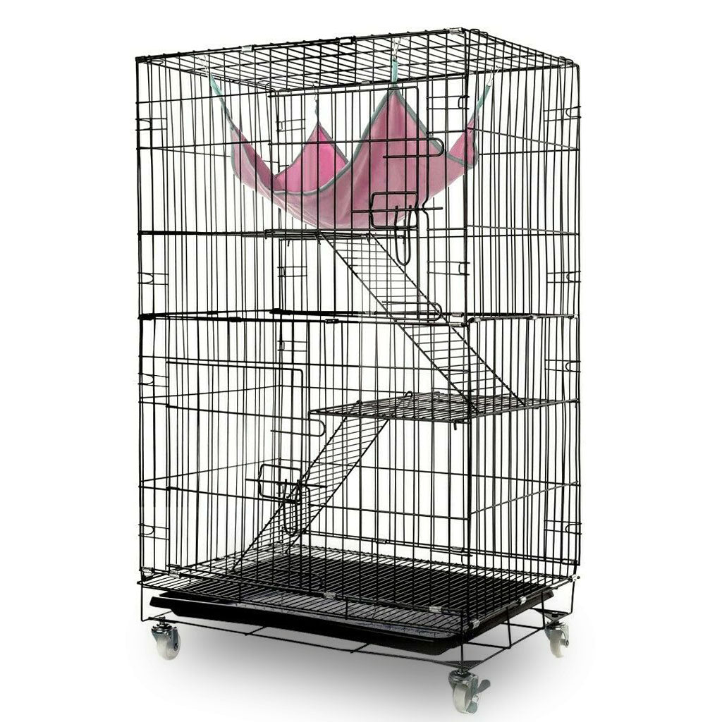 Bh 3 Level Rabbit Bird Cage Ferret Parrot Aviary Cat Rat Budgie Hamster Pet Cages Castor Xl Bird Cages