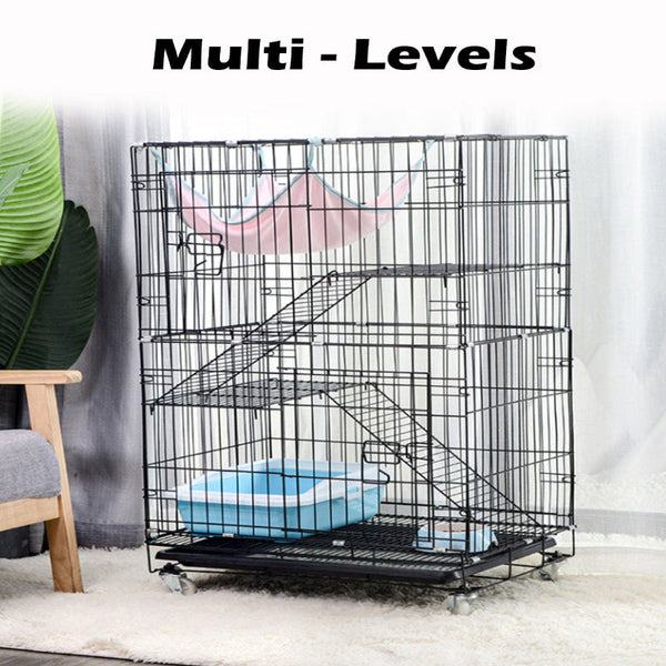 Bh 3 Level Rabbit Bird Cage Ferret Parrot Aviary Cat Rat Budgie Hamster Pet Cages Castor Xl Bird Cages