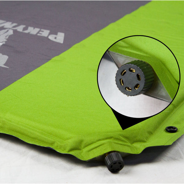 Self Inflating Mattress Sleeping Mat Air Bed Camping Camp Hiking Joinable Single Green Sleeping Mats