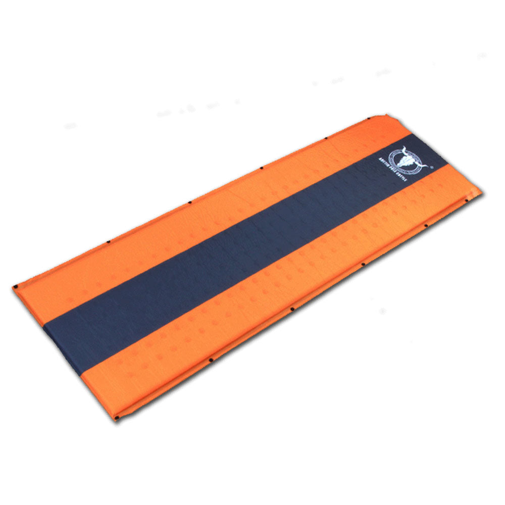 Self Inflating Mattress Sleeping Mat Air Bed Camping Camp Hiking Joinable Single Orange Sleeping Mats