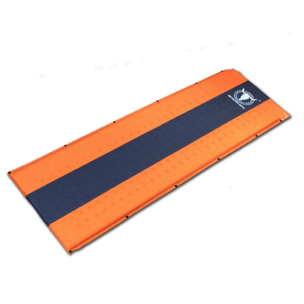 Self Inflating Mattress Sleeping Mat Air Bed Camping Camp Hiking Joinable Single Orange Sleeping Mats