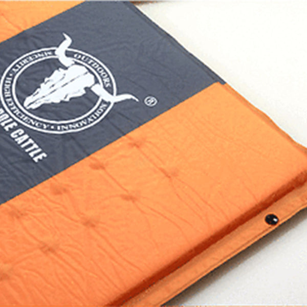 Self Inflating Mattress Sleeping Mat Air Bed Camping Camp Hiking Joinable Single Orange Sleeping Mats