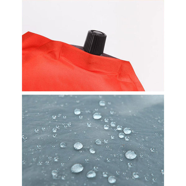 Double Air Bed Self Inflating Mattress Sleeping Camping Hiking Joinable Red Inflatable Mattresses & Airbeds