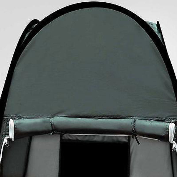 Pop Up Camping Shower Toilet Tent Outdoor Privacy Portable Change Room Shelter Silver Linen Green Portable Showers & Accessories