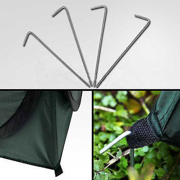 Pop Up Camping Shower Toilet Tent Outdoor Privacy Portable Change Room Shelter Silver Linen Green Portable Showers & Accessories