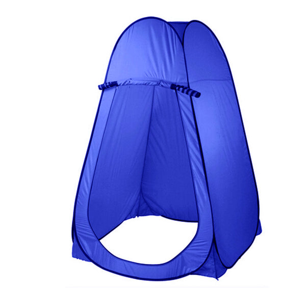 Pop Up Camping Shower Toilet Tent Outdoor Privacy Portable Change Room Shelter Blue Tents