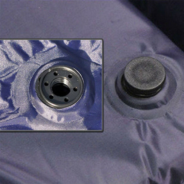 Self Inflating Mattress Camping Hiking Airbed Mat Sleeping With Pillow Bag Camp Navy Sleeping Mats