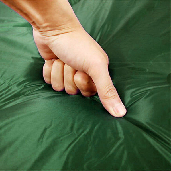 Self Inflating Mattress Camping Hiking Airbed Mat Sleeping With Pillow Bag Camp Green Sleeping Mats