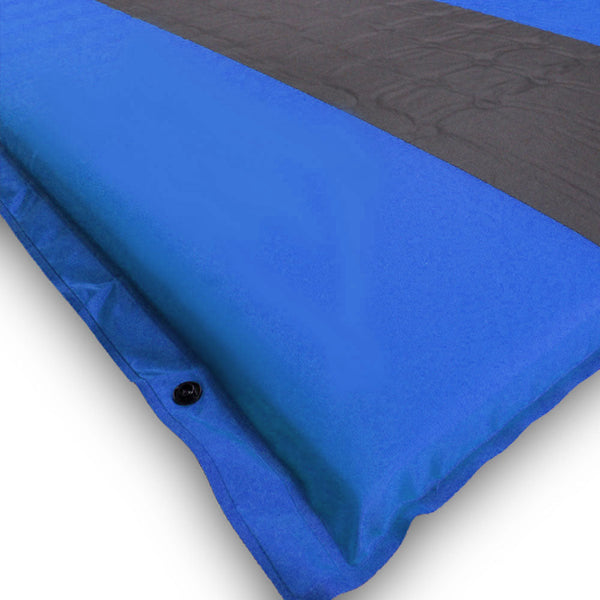 Self Inflating Mattress Sleeping Pad Mat Air Bed Camping Camp Hiking Joinable Blue Sleeping Mats