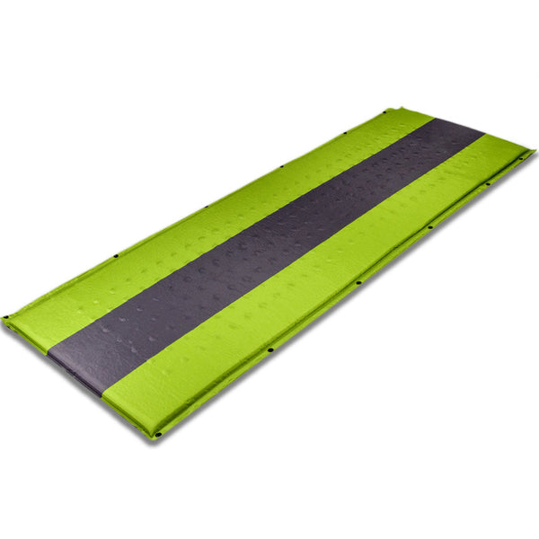 Self Inflating Mattress Sleeping Pad Air Bed Camping Hiking Joinable Green Sleeping Mats