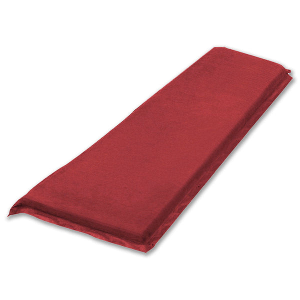 Self Inflating Mattress Sleeping Suede Mat Air Bed Camping Camp Hiking Joinable Red Sleeping Mats