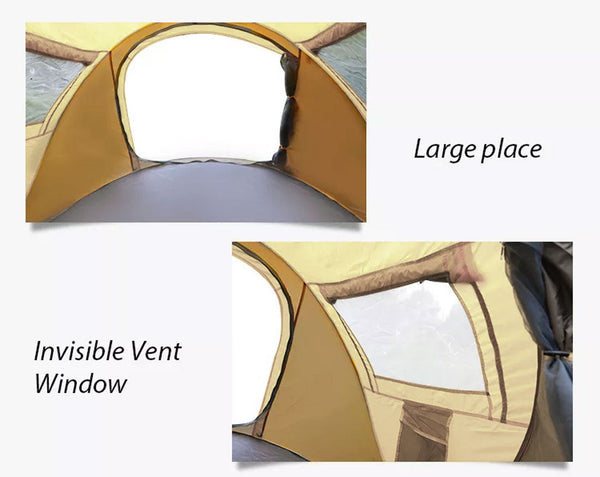 Waterproof Instant Up Beach Camping Tent 3 Person Pop Up Tents Family Hiking Dome Play Tents