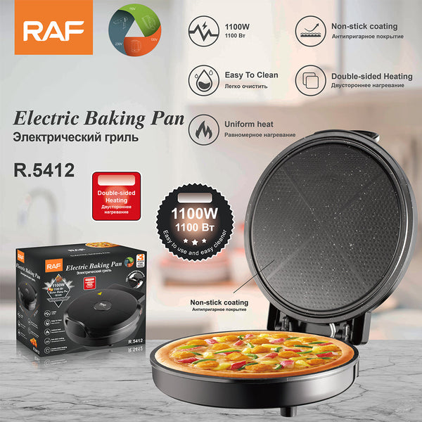 Electric Baking Pan Pizza Maker Multi Purpose Roti Tortilla And Crepe For Every Kitchen Muffin Pans & Baking Moulds