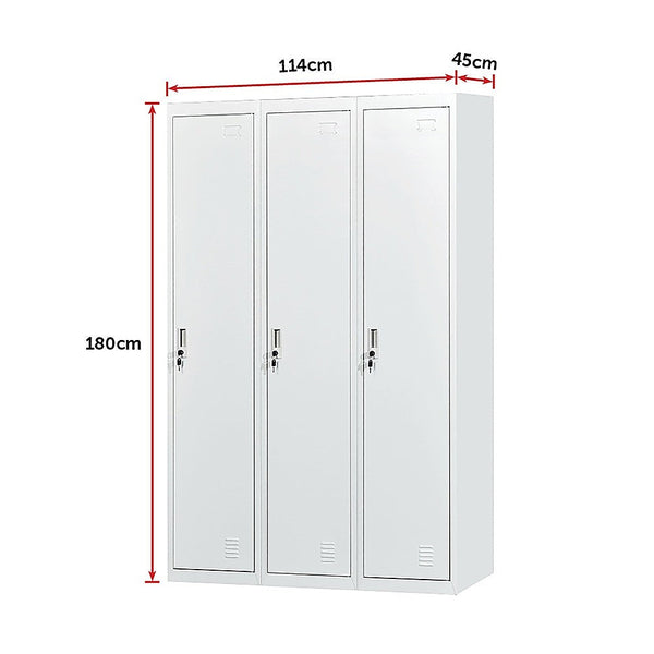 Salvatore Angelotti Three Door Side By Office Gym Shed Storage Locker Sheds Summerhouses Carports