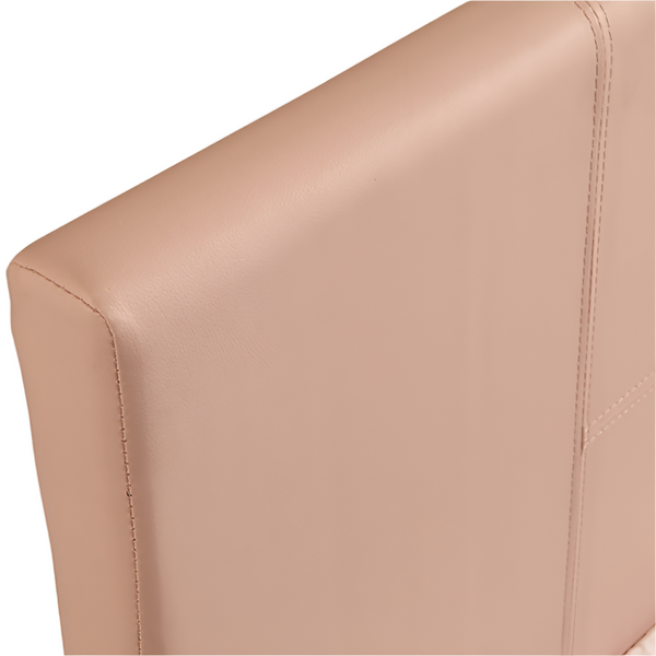 Palermo Single Pu Leather Bed Frame Pink Single Bed Frames