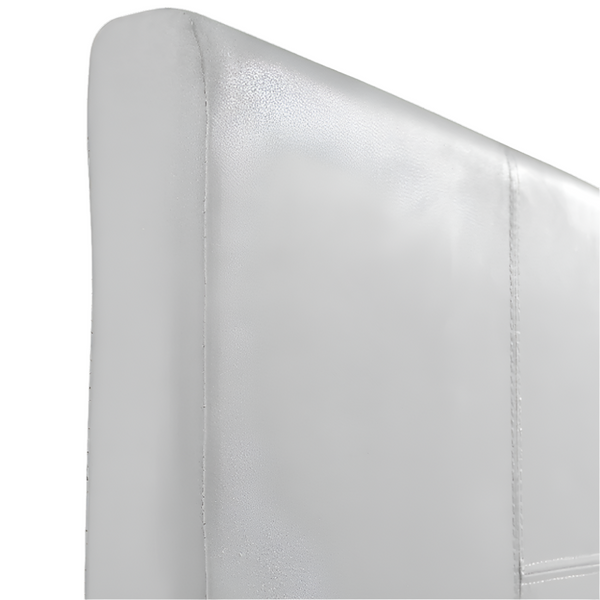 Palermo Queen Pu Leather Bed Frame White Queen Bed Frames