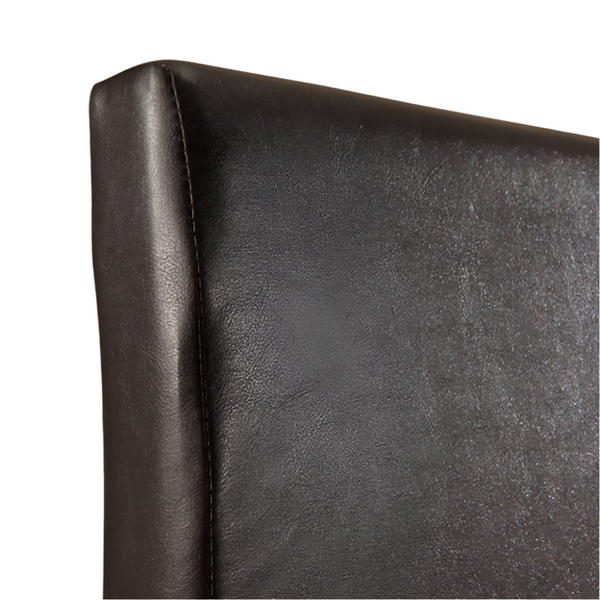 Palermo Queen Pu Leather Bed Frame Brown Queen Bed Frames