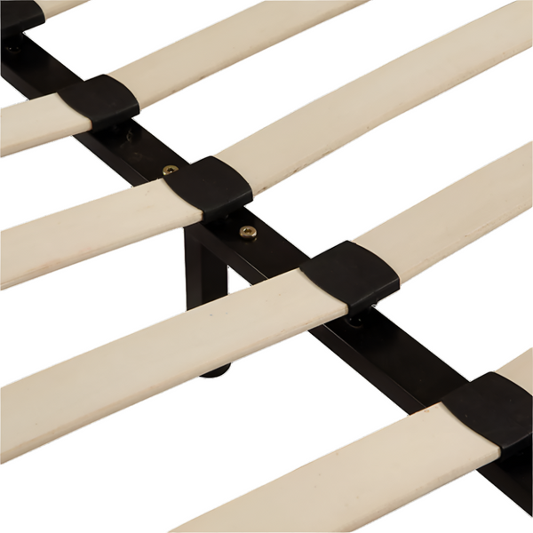 Palermo Queen Pu Leather Bed Frame Black Queen Bed Frames