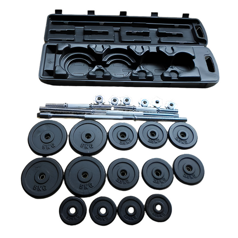 Weight Set Barbell Dumbell Bell Gym 50Kg Plate Dumbbells