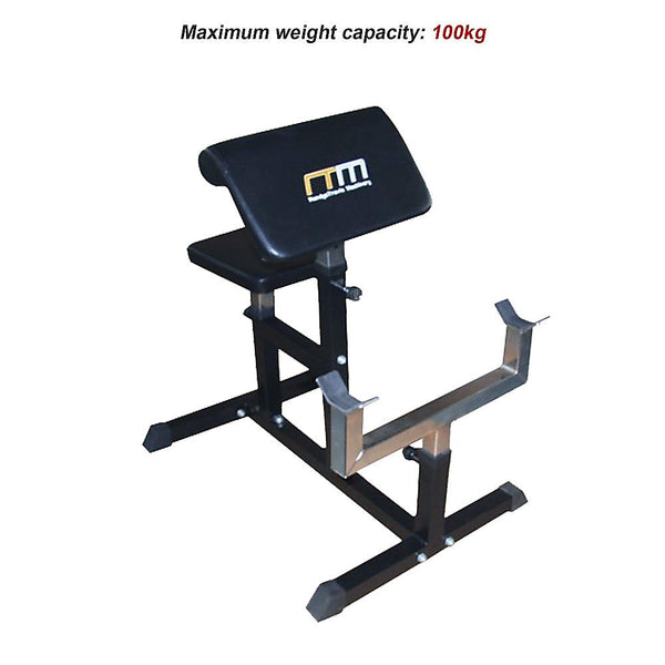 Preacher Curl Bench Weights Commercial Bicep Arms Work Benches
