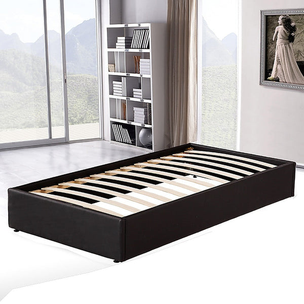 Palermo Pu Leather Single Bed Ensemble Frame Single Bed Frames