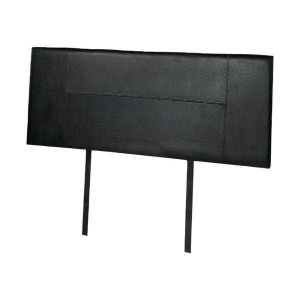 Palermo Pu Leather Double Bed Headboard Bedhead Black Headboards & Footboards
