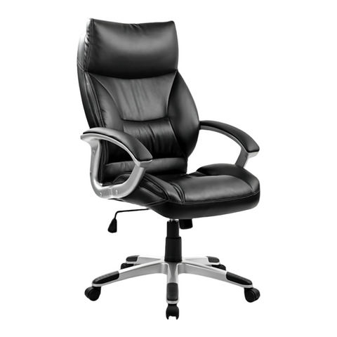 Palermo Pu Leather Office Chair Executive Padded Black Office Chairs