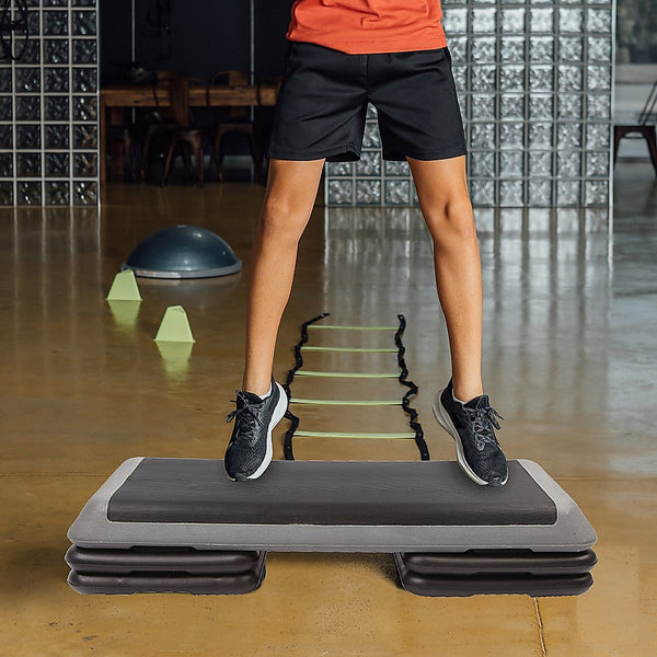 Aerobic Workout 4 Block Bench Step Weights Benches