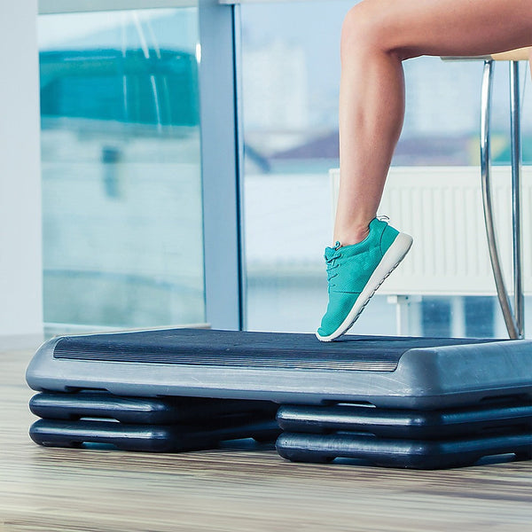 Aerobic Workout 4 Block Bench Step Weights Benches