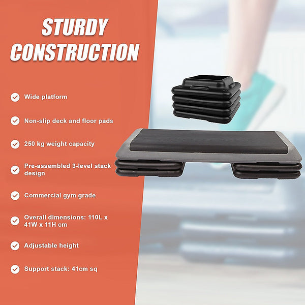 Aerobic Workout 4 Block Bench Step Weights Benches