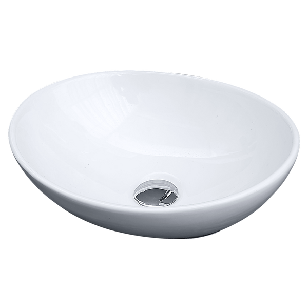 Della Francesca Above Counter Bathroom Vanity Oval Ceramic Basin Bathroom Sinks
